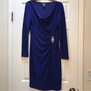 Ralph Lauren Royal Blue long sleeve dress Size 8